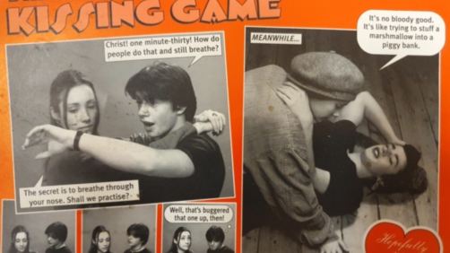 Flyer for The Kissing Game