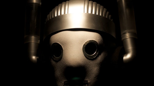 Image of the original Cyberman costume