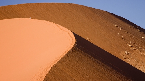 Dunes in Sossusvlei region, Namib-Naukluft National Park, Namib Desert, Namibia.