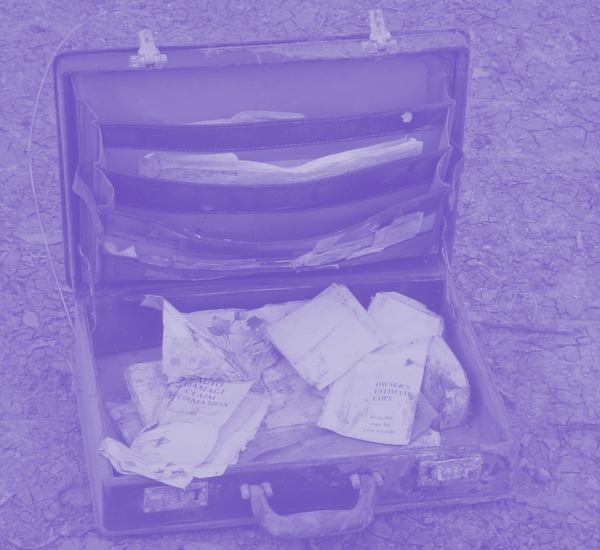 Image of a briefcase full of money