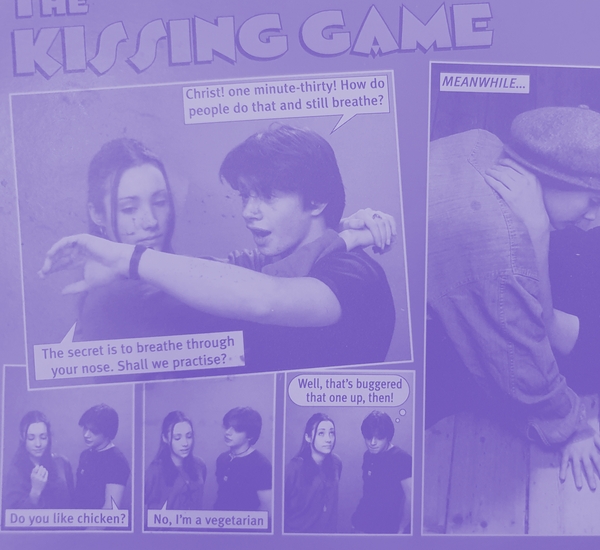 Flyer for The Kissing Game