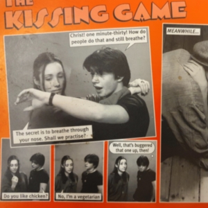 Flyer for The Kissing Game