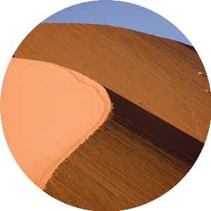 Dunes in Sossusvlei region, Namib-Naukluft National Park, Namib Desert, Namibia.