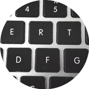 Image of a QWERTY keyboard