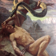 Image of the punishment of Loki